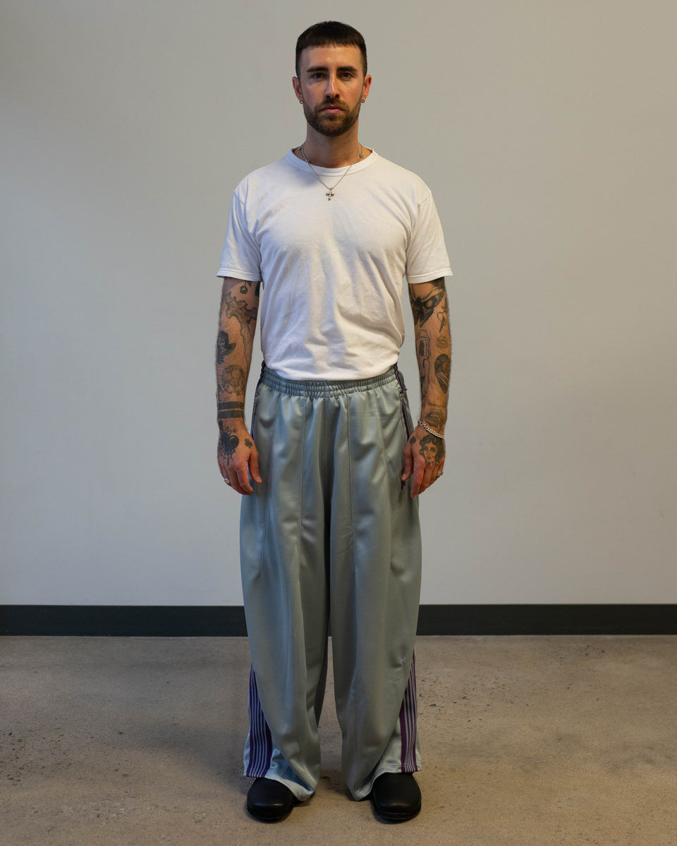 Needles Narrow Track Pants Velour Black – Neighbour