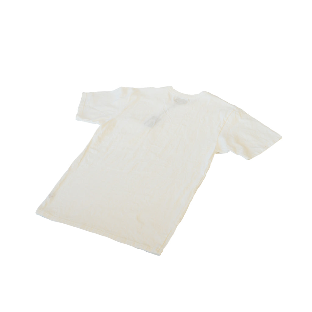 National Athletic Goods Rib Pocket Tee Combed Cotton Jersey White back