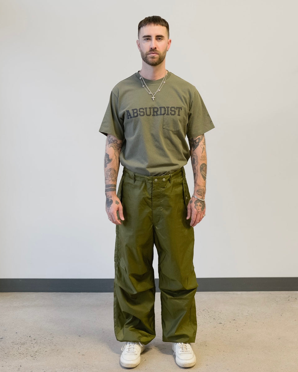 Engineered Garments Over Pant Olive Nylon Ripstop – The Foxhole