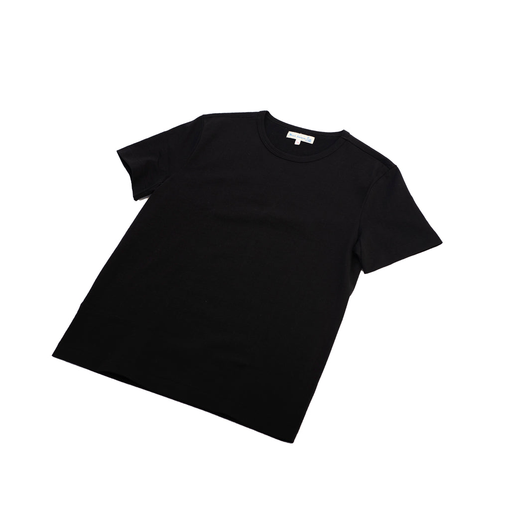 Merz b. Schwanen 215 Loopwheeled T-Shirt Deep Black