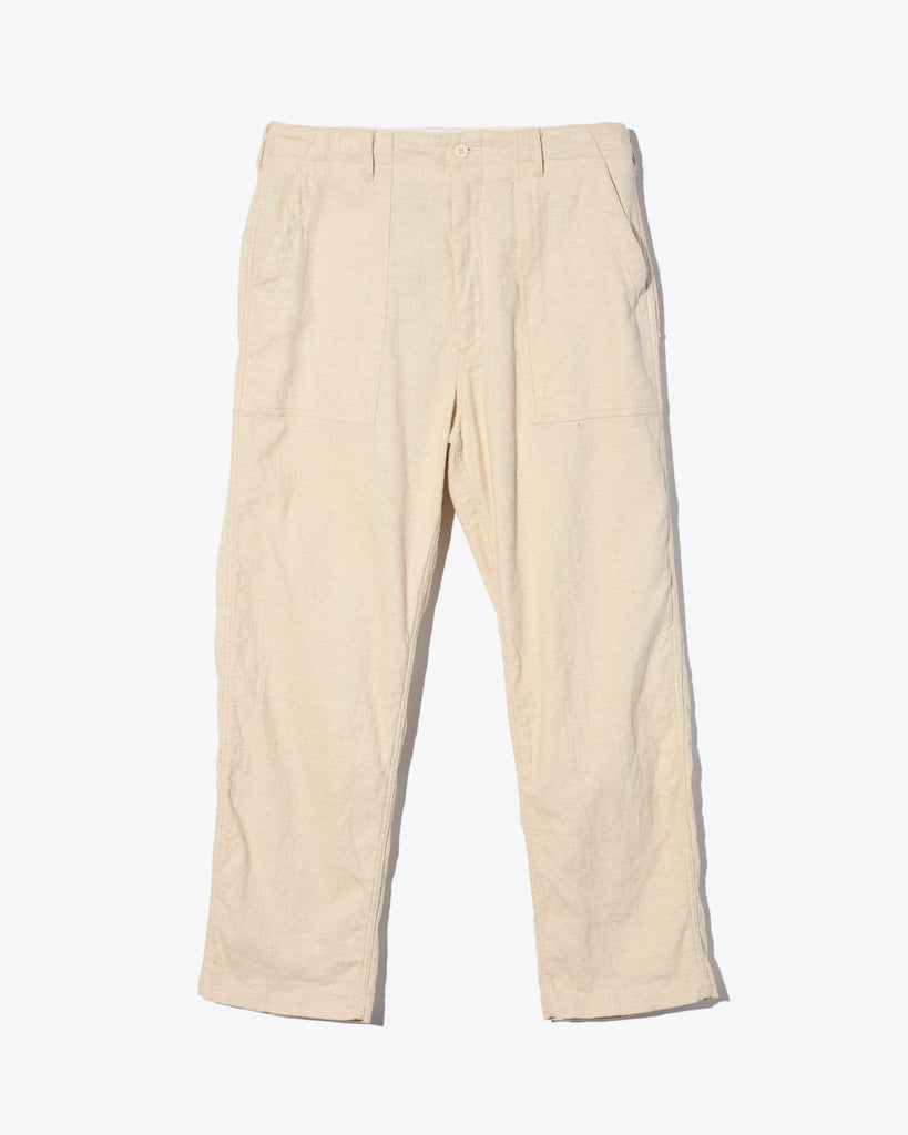 Engineered Garments Fatigue Pant Natural CL Java Cloth flat