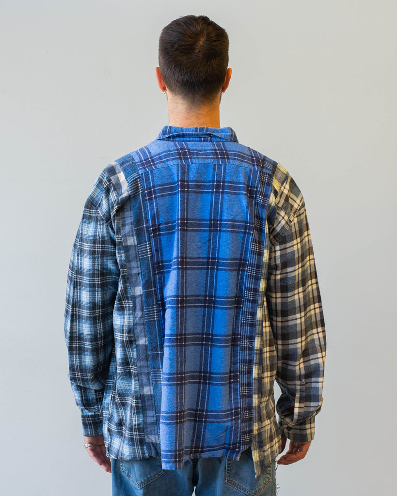 Needles Flannel Shirt -> 7 Cuts Wide Shirt B