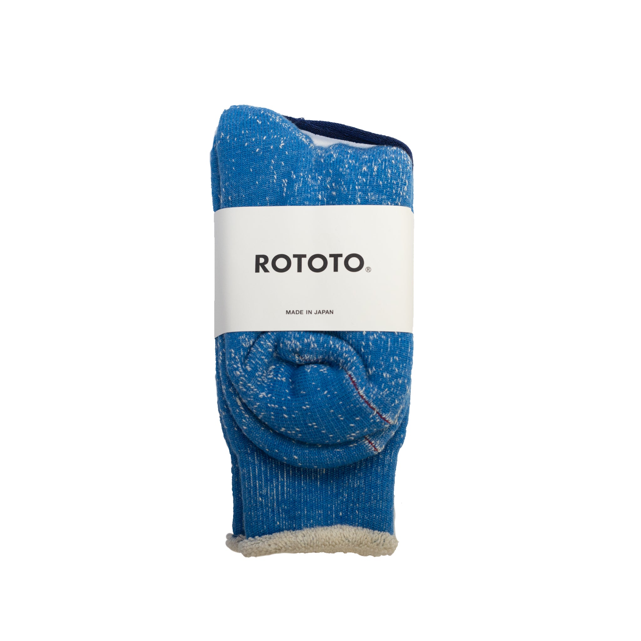 RoToTo Double Face Crew Socks Blue – The Foxhole
