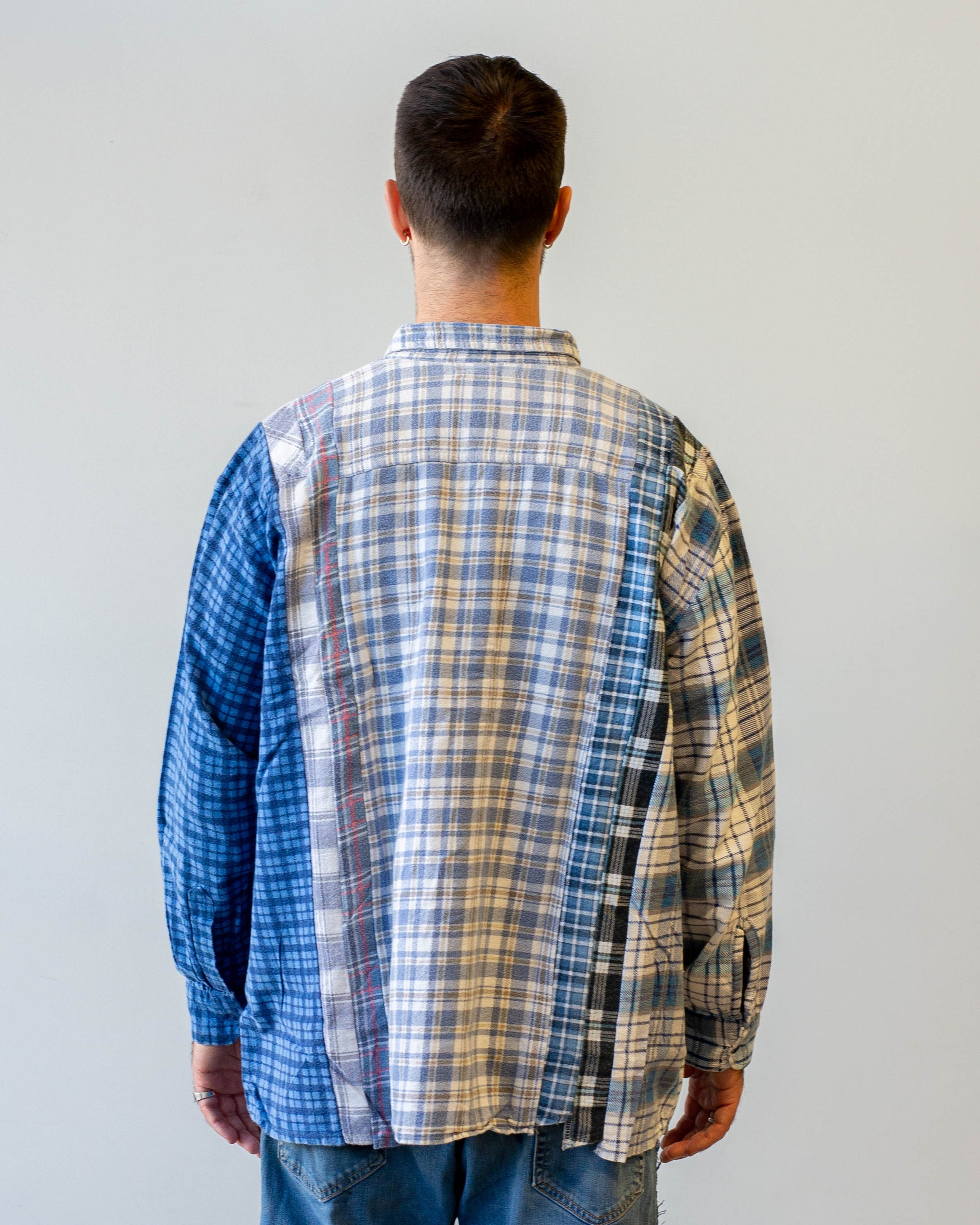 【BREATH】 7 CUTS WIDE SHIRT W 7 Cuts Wide Shirt – Black | Rebuild by Needles | Nepenthes