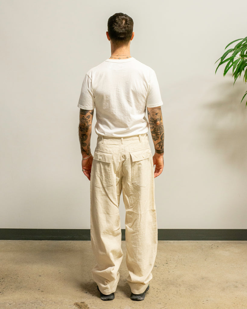 Engineered Garments Fatigue Pant Natural CL Java Cloth back