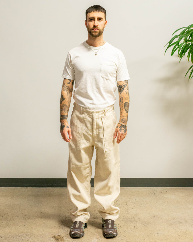 Engineered Garments Fatigue Pant Natural CL Java Cloth