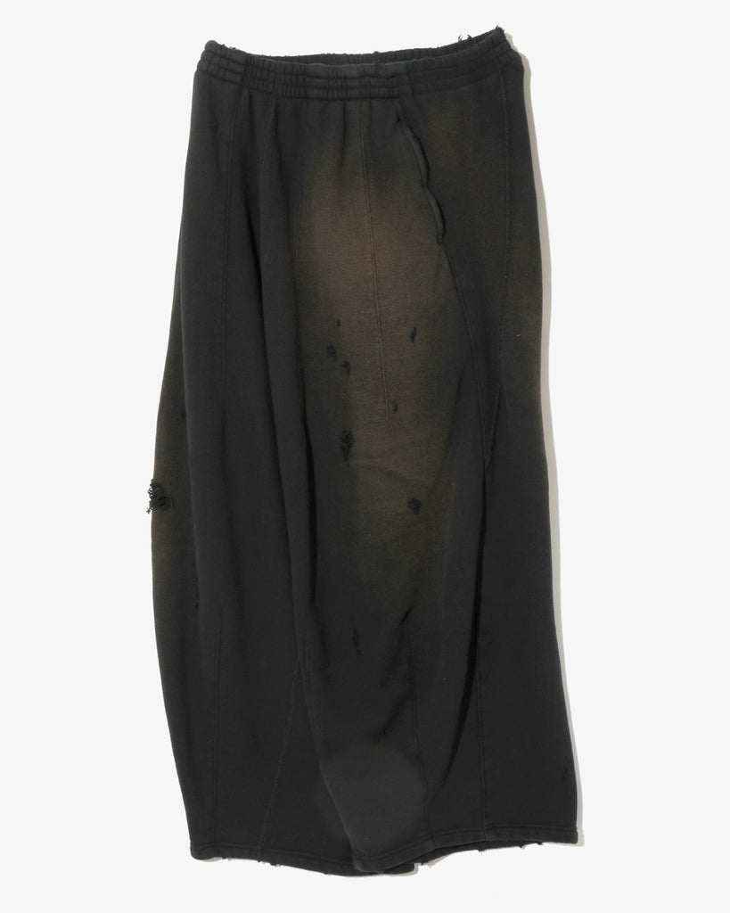Needles Darts H.D. Sweat Pant French Terry Black flat side