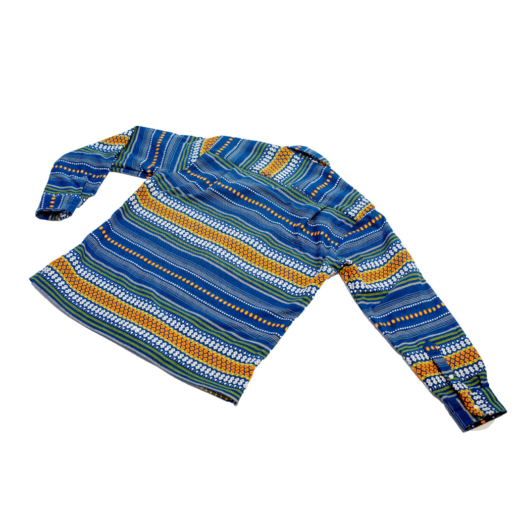 Gitman Vintage Blanket Dobby Weave Long Sleeve Camp Shirt back