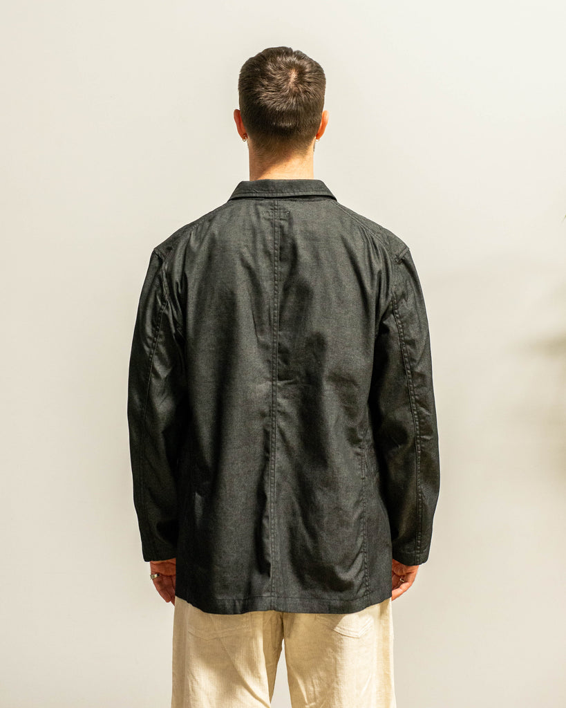 Engineered Garments Bedford Jacket Black CP Denim back