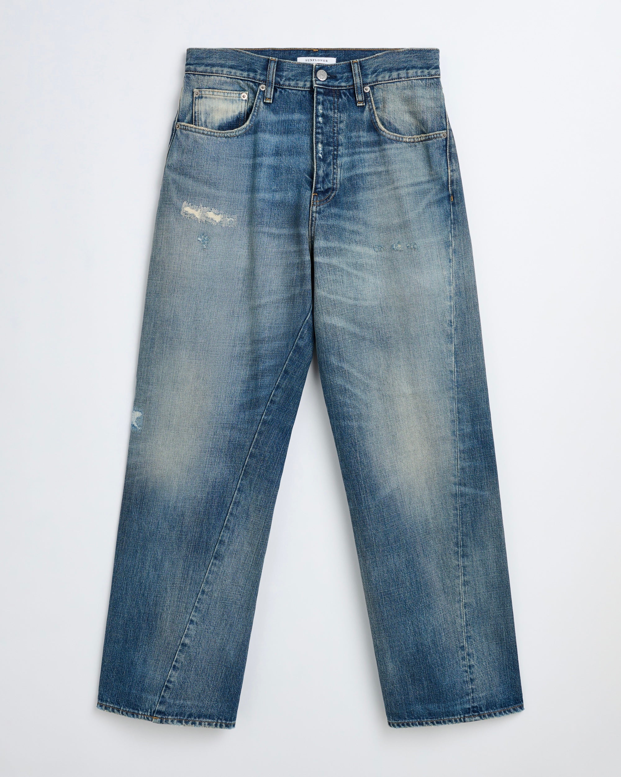 Sunflower Wide Twist Jeans Well Worn Blue – The Foxhole