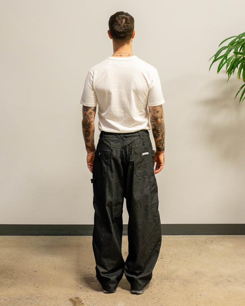 Engineered Garments Painter Pant Black CP Denim back