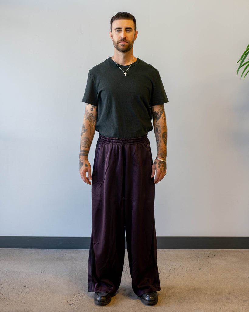 Needles H.D. Track Pant Poly Smooth Dk. Purple model