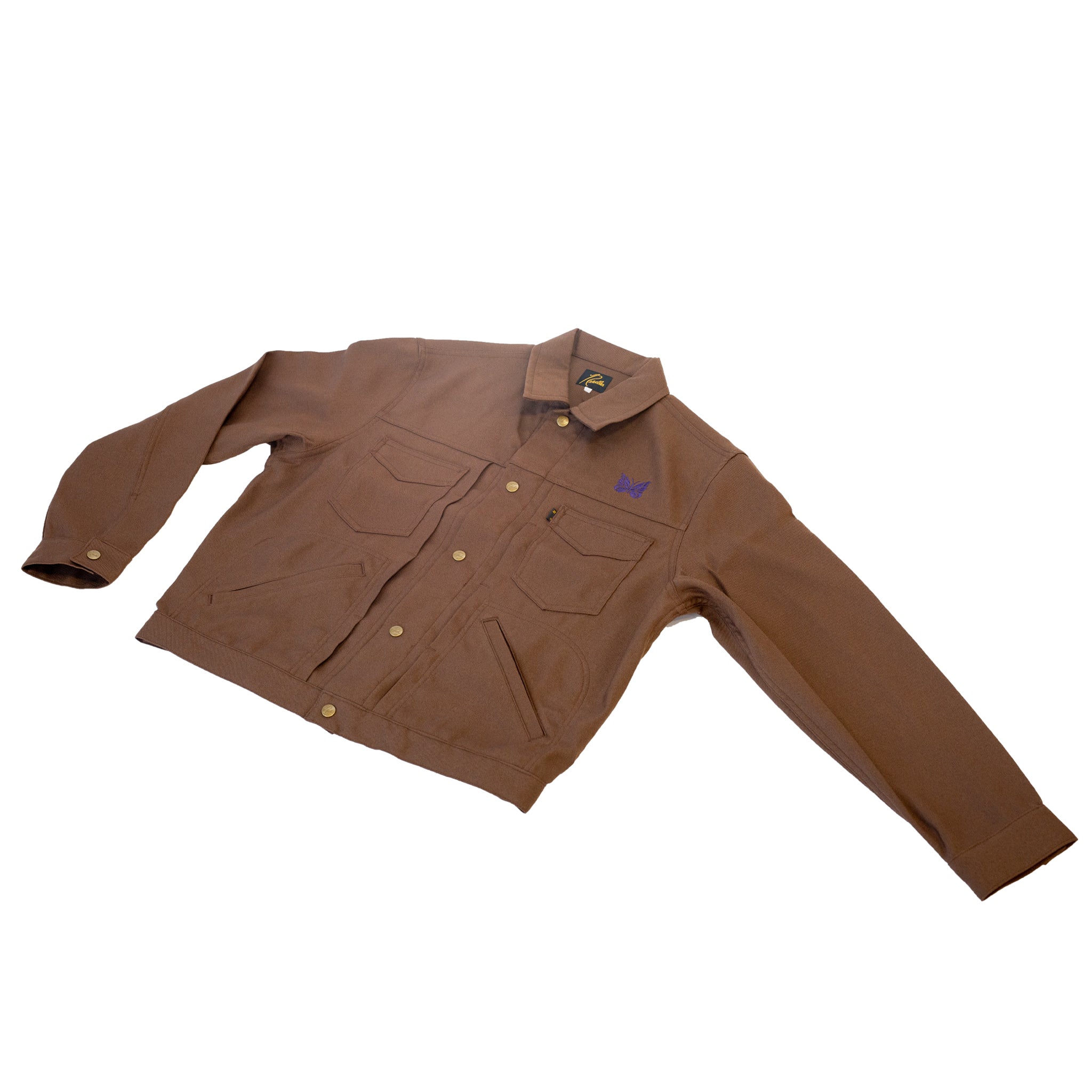 Needles Penny Jean Jacket Poly Twill Brown