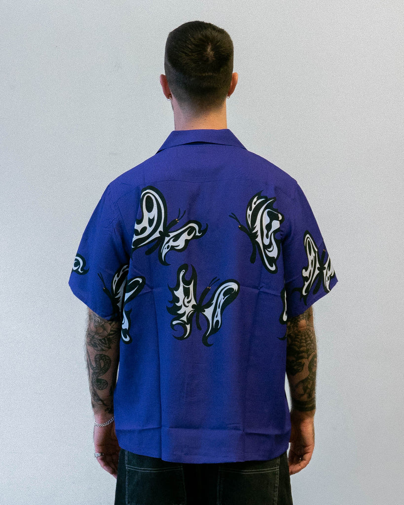 Needles x Kae Tanaka S/S One-Up Shirt KT Papillon Purple back