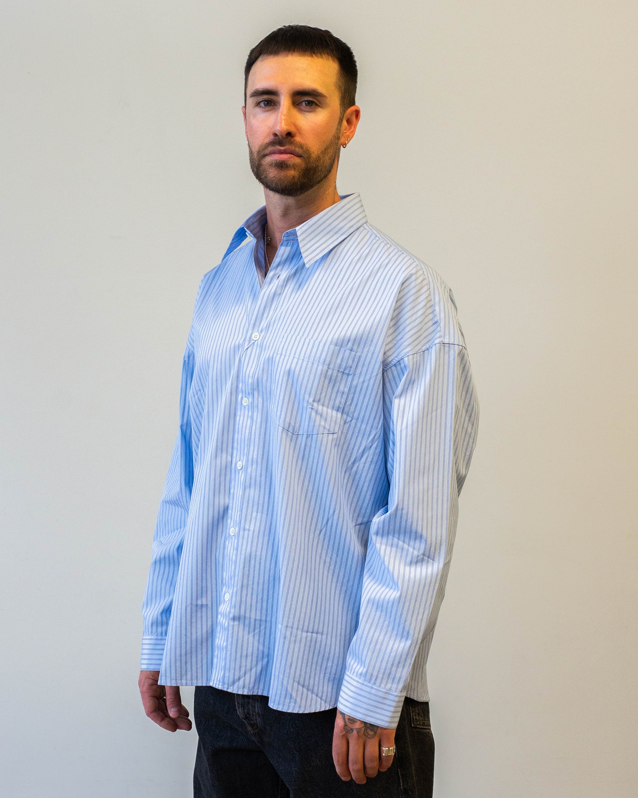 Sunflower Stable Shirt Light Blue – The Foxhole