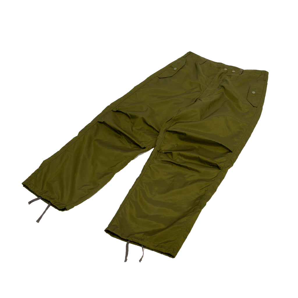Engineered Garments Over Pant Olive Nylon Ripstop front