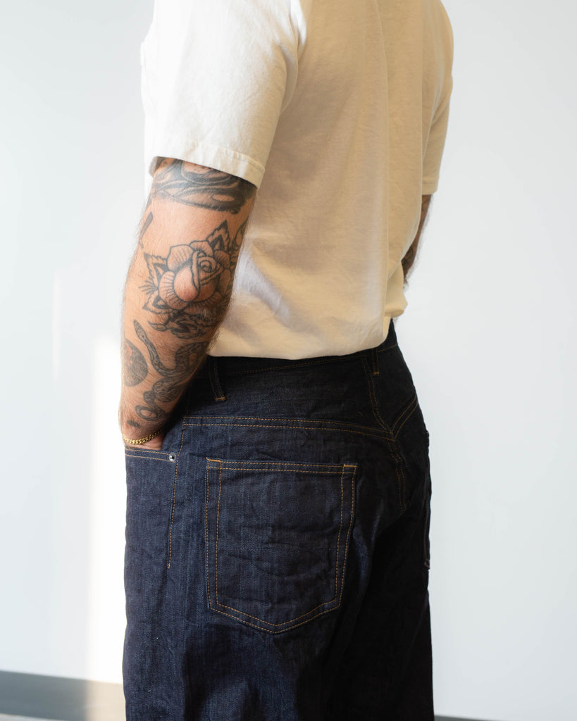 Engineered Garments RF Jeans Indigo 12oz Cone Denim rear pocket