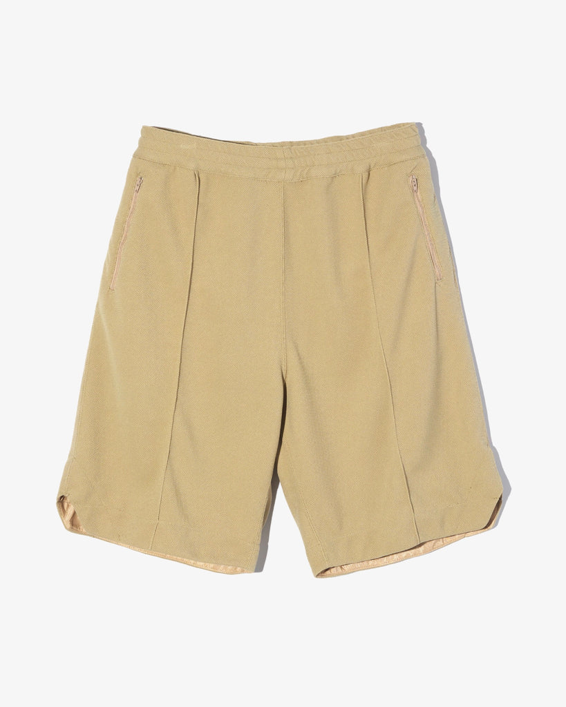 Engineered Garments BB Short Khaki Diamond Poly Knit flat