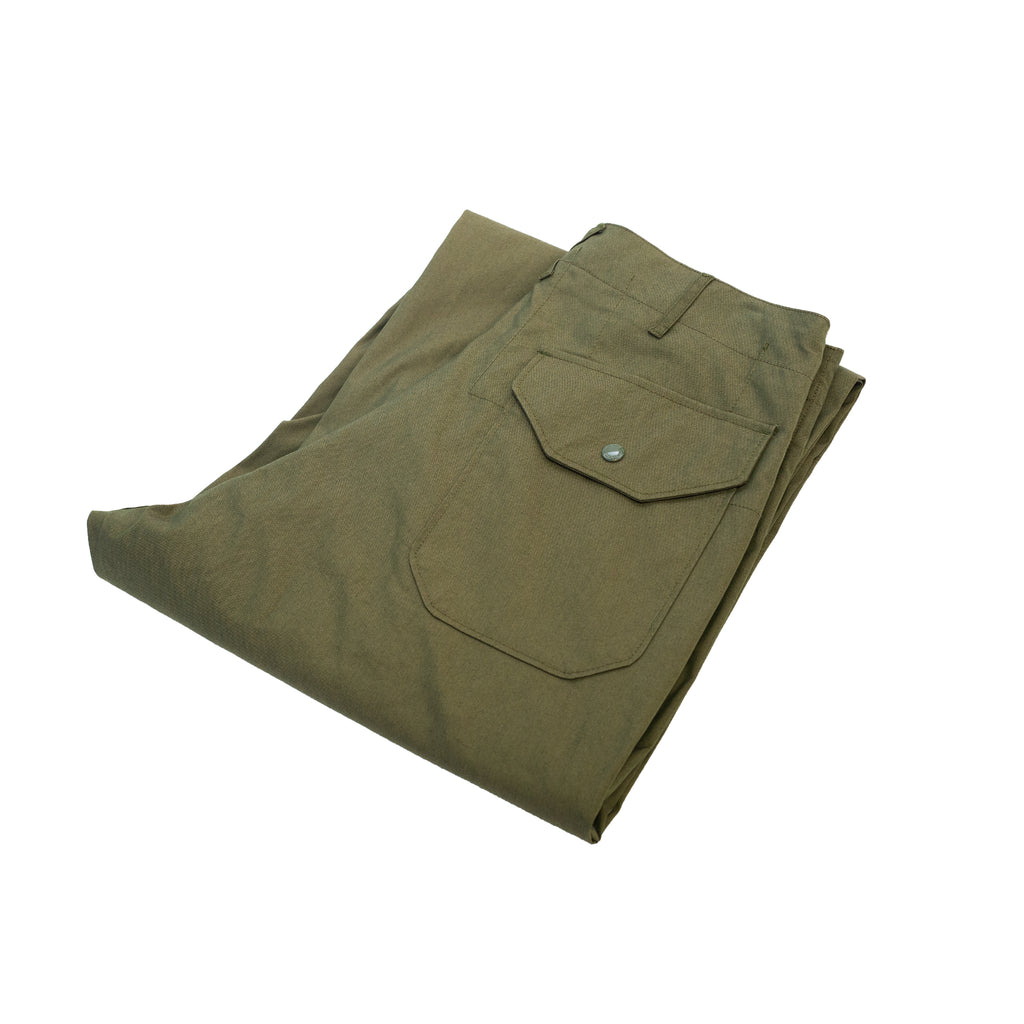 Engineered Garments Over Pant Olive CP Weather Poplin