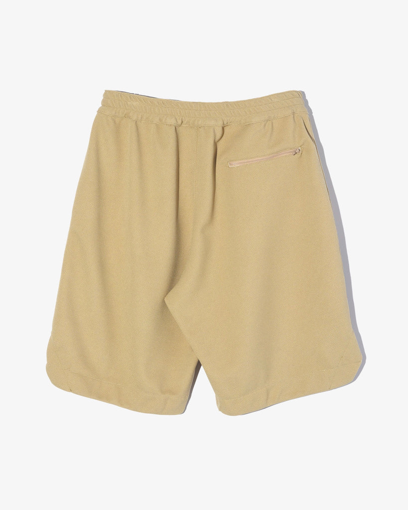 Engineered Garments BB Short Khaki Diamond Poly Knit flat back