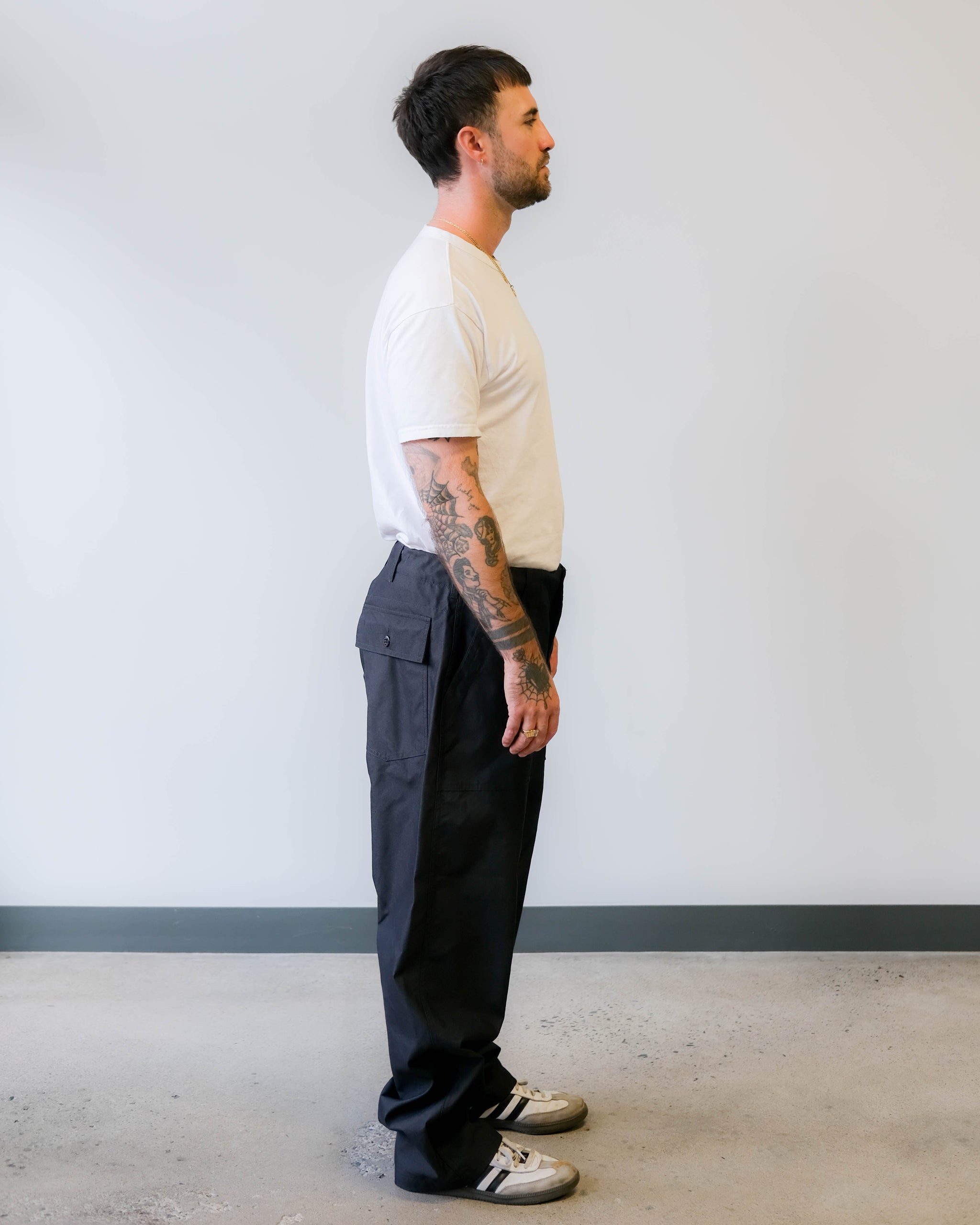 Engineered Garments Fatigue Pant Charcoal CP Weather Poplin – The