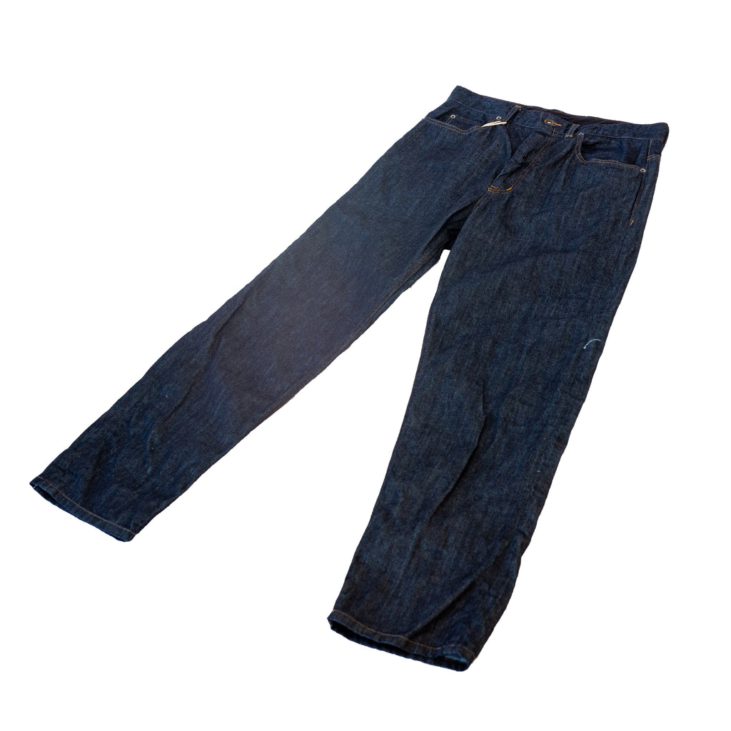Engineered Garments RF Jeans Indigo Cotton Broken Denim front