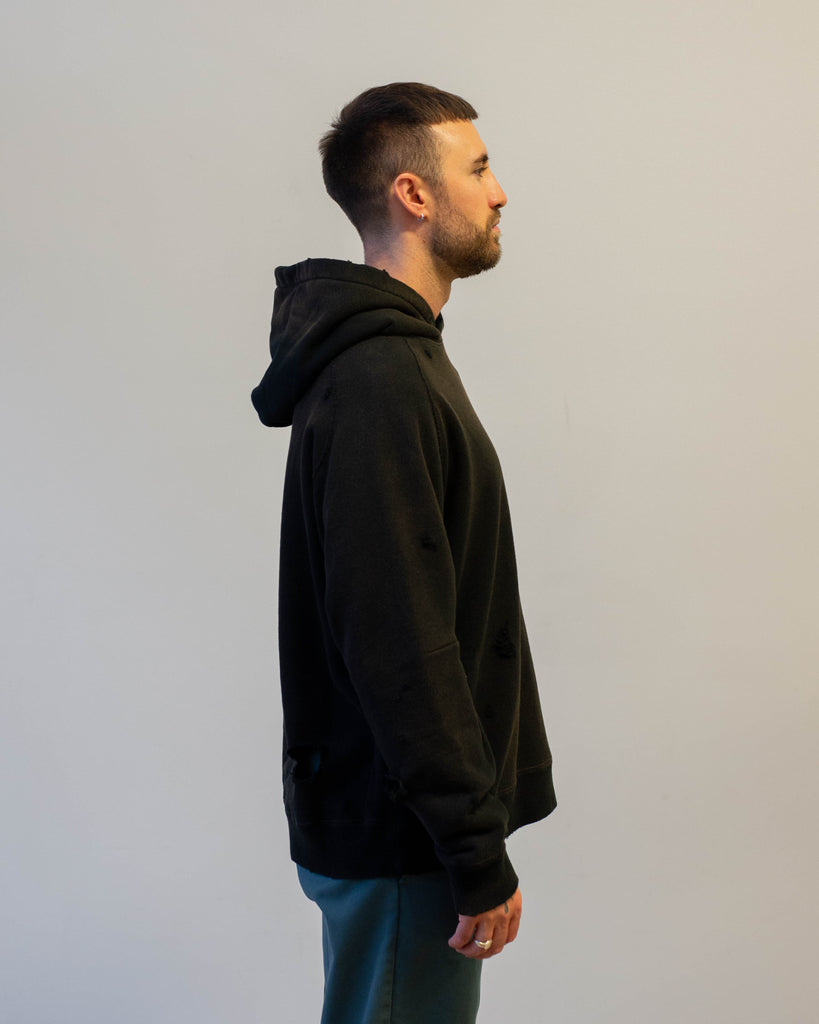 Needles Darts Sweat Hoody French Terry Black side