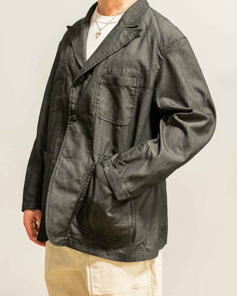 Engineered Garments Bedford Jacket Black CP Denim model