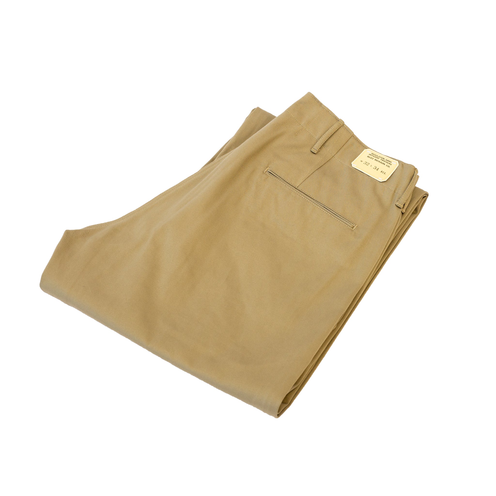 Buzz Rickson's Early Military Chinos 1942 Model Khaki – The Foxhole