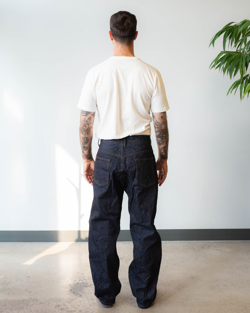 Engineered Garments RF Jeans Indigo 12oz Cone Denim on model back