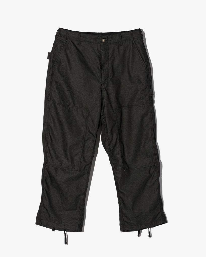 Engineered Garments Painter Pant Black CP Denim flat