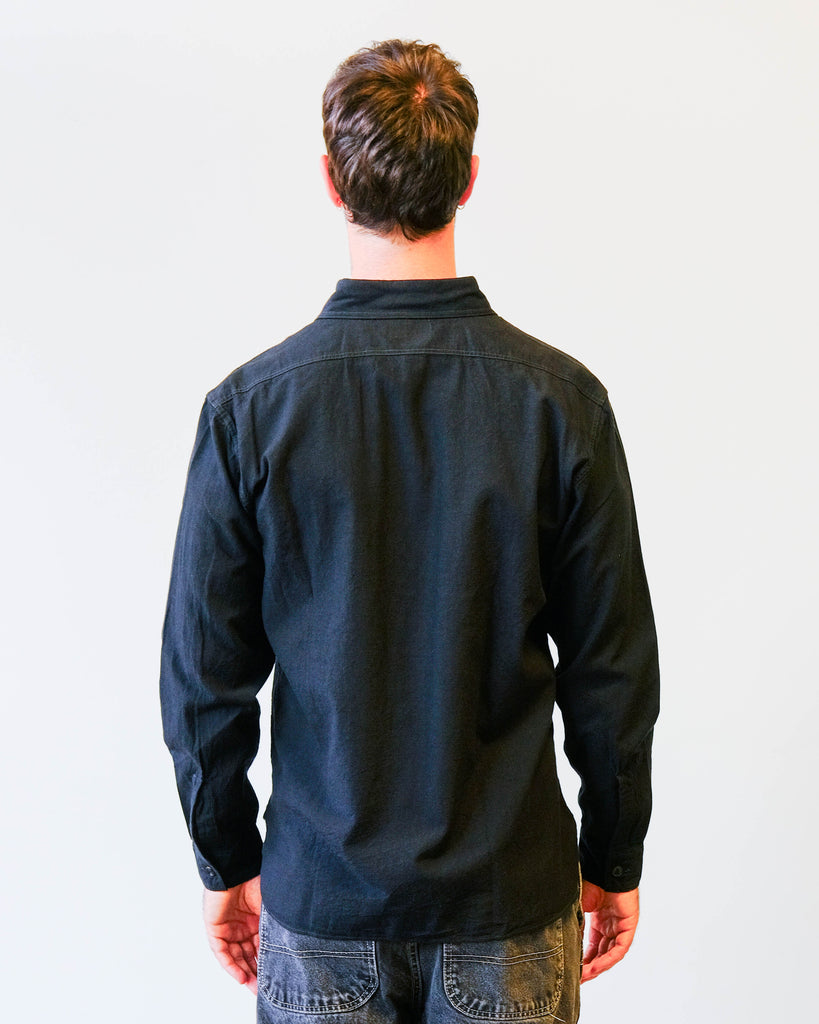 Buzz Rickson's William Gibson Chambray Work Shirt Black back