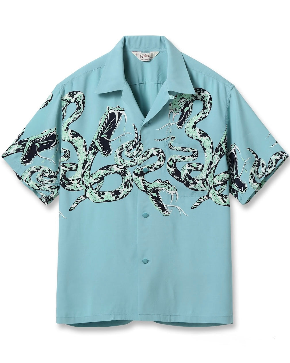 Star OF HOLLYWOOD SH39310 105OFF XL② Star of Hollywood Leopard Open Collar Shirt – Rayon – Made in Japan