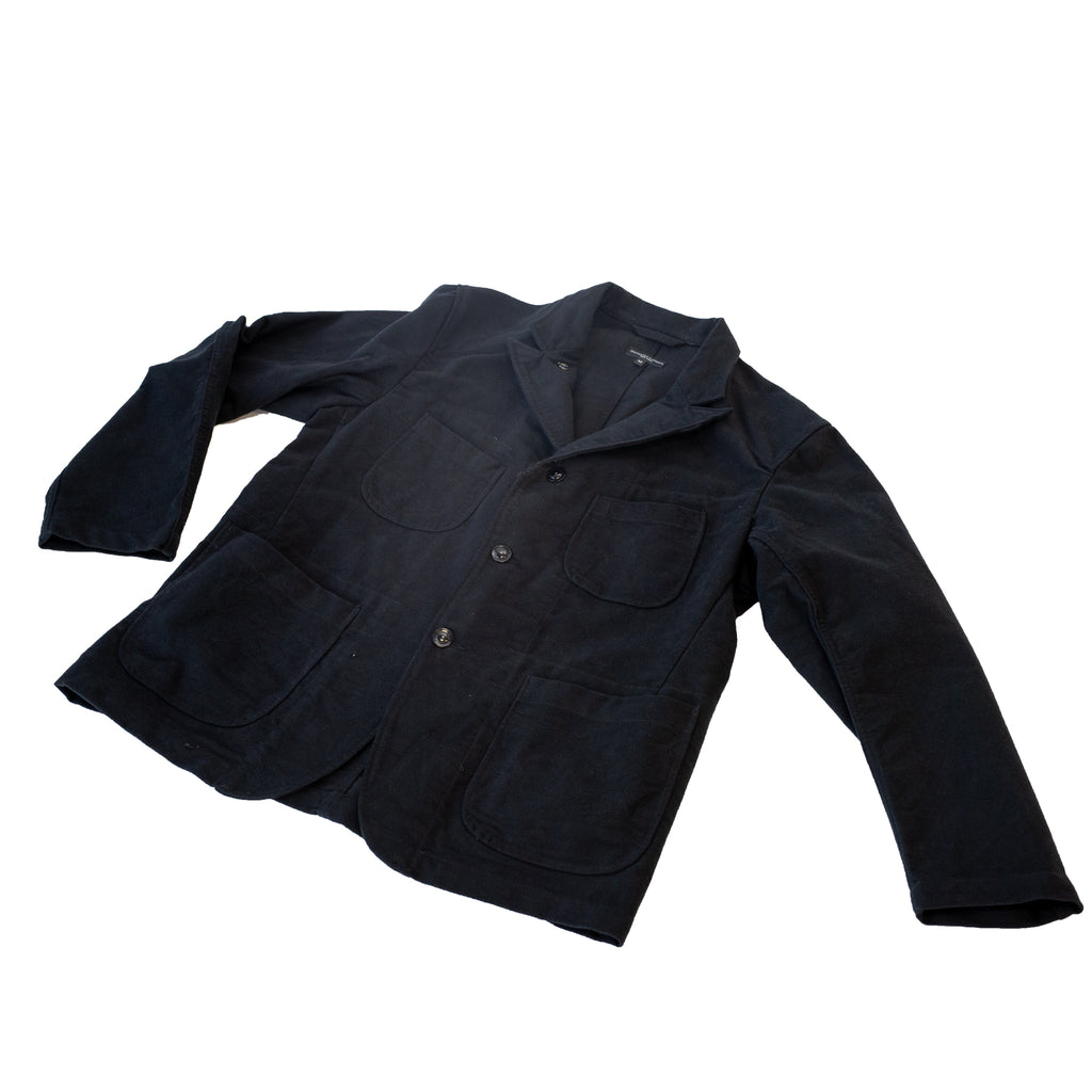Engineered Garments Bedford Jacket Black Cotton Moleskin