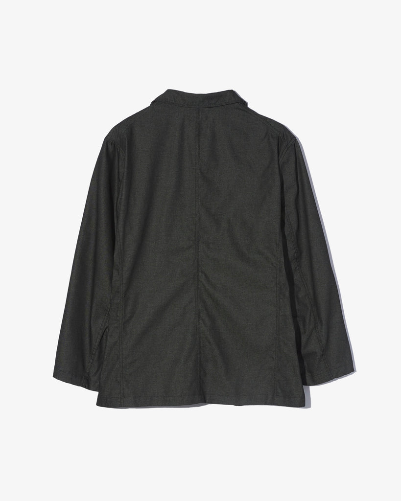 Engineered Garments Bedford Jacket Black CP Denim flat back