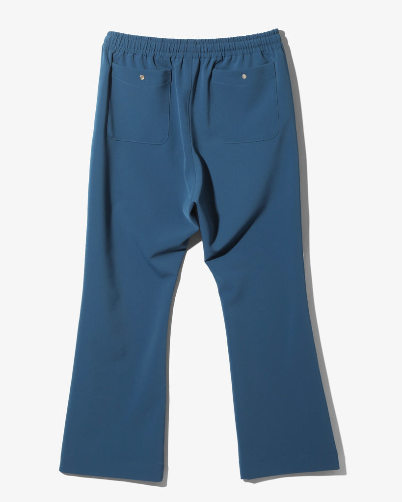 Needles Piping Cowboy Pant PE/PU Double Cloth Marine Blue flat back