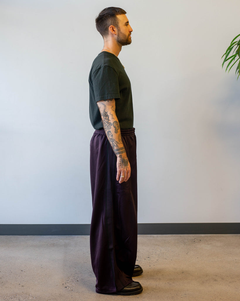 Needles H.D. Track Pant Poly Smooth Dk. Purple side