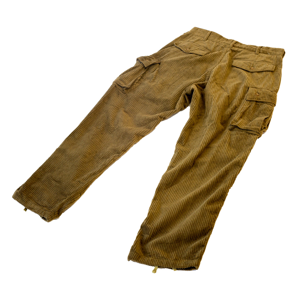 Engineered Garments FA Pant Khaki Cotton 4.5W Corduroy back