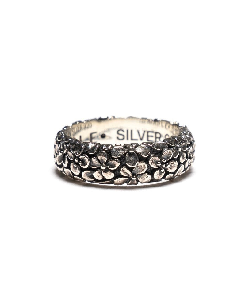 Maple Floral Band Silver 925