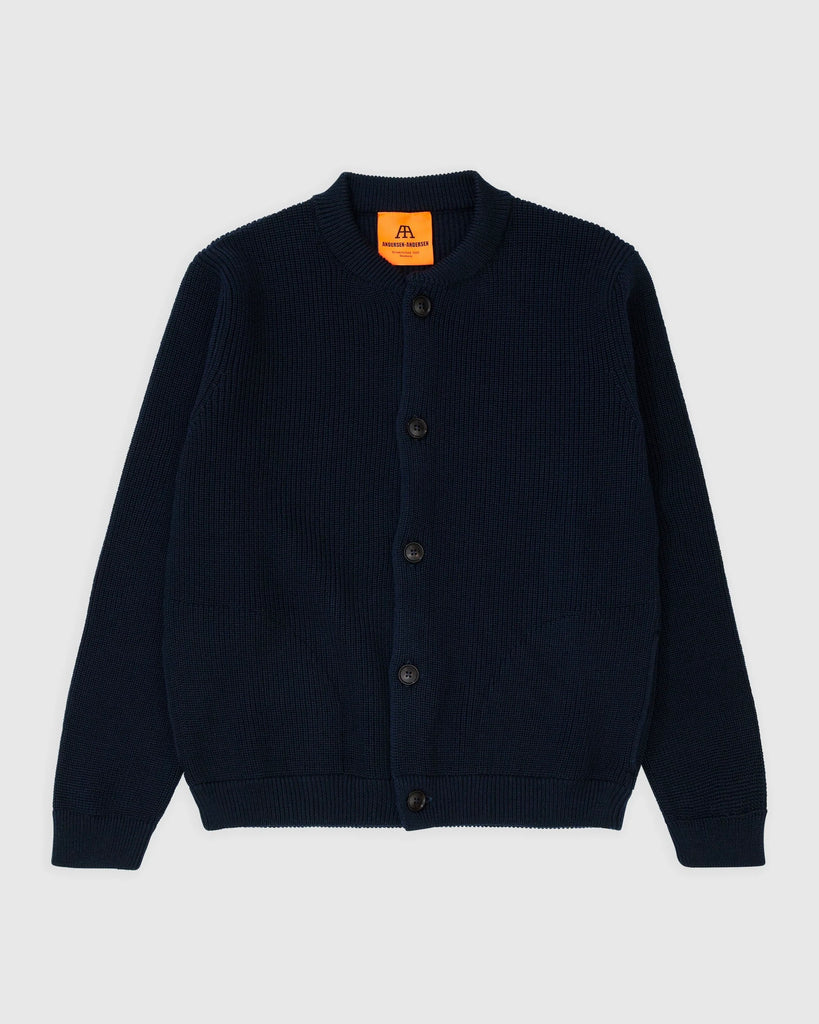 Andersen-Andersen Skipper Jacket Navy Blue flat