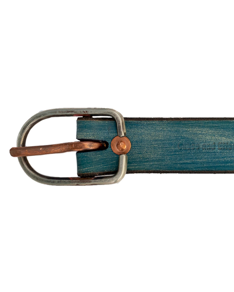  Cause and Effect Blue Navajo Belt buckle