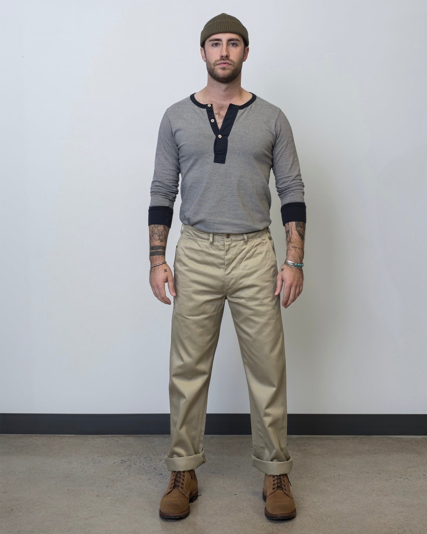 BUZZ RICKSON'S チノパン ORIGINAL SPEC.CHINOS Buzz Rickson's Original Spec. Chinos Khaki – The Foxhole