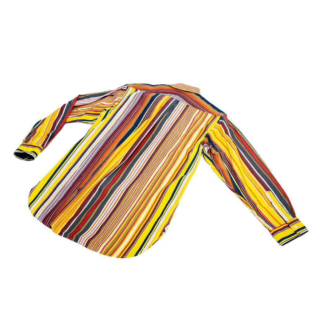 Engineered Garments 19 Century BD Shirt Bright Multi Color Cotton Stripe Back