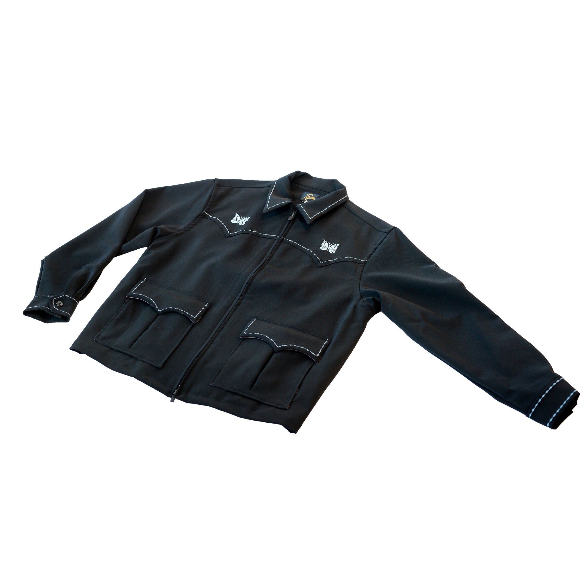 Needles Western Sport Jacket PE/PU Double Cloth Black – The