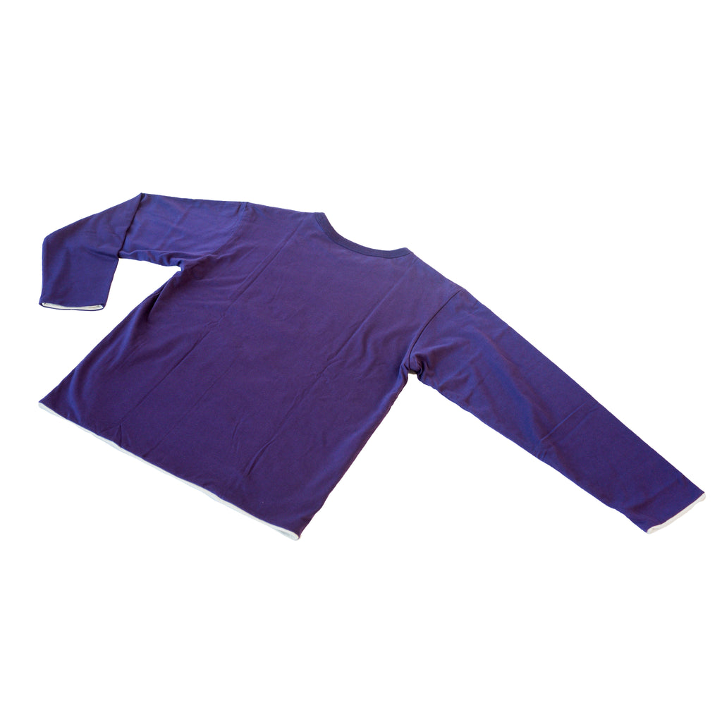Needles L/S Reversible Tee PE/R/PU Jersey Purple Back