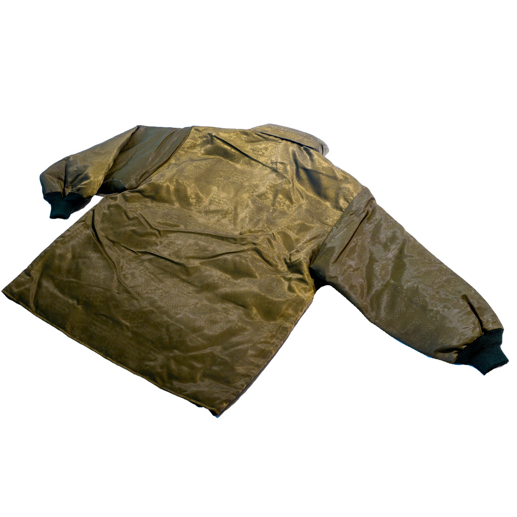 Needles Hooded Down Sur Coat Crystal Poly Papillon Jq. Olive back