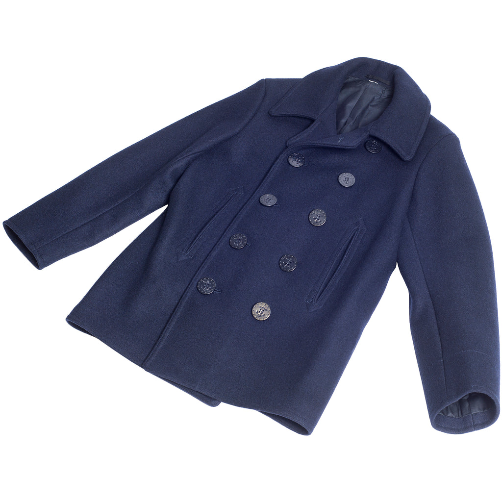 Buzz Rickson's USN Pea Coat Navy