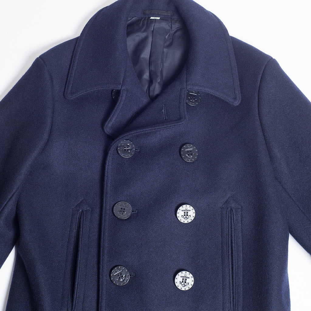 Buzz Rickson's USN Pea Coat Navy