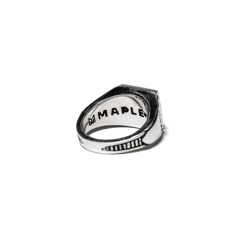 Maple Collegiate Ring Blank Silver 925/MOP detail